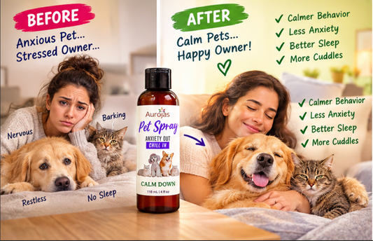 Aurojas - #category# - Pet Spray: 2-in-1 Anxiety Out, Chill In - new arrival