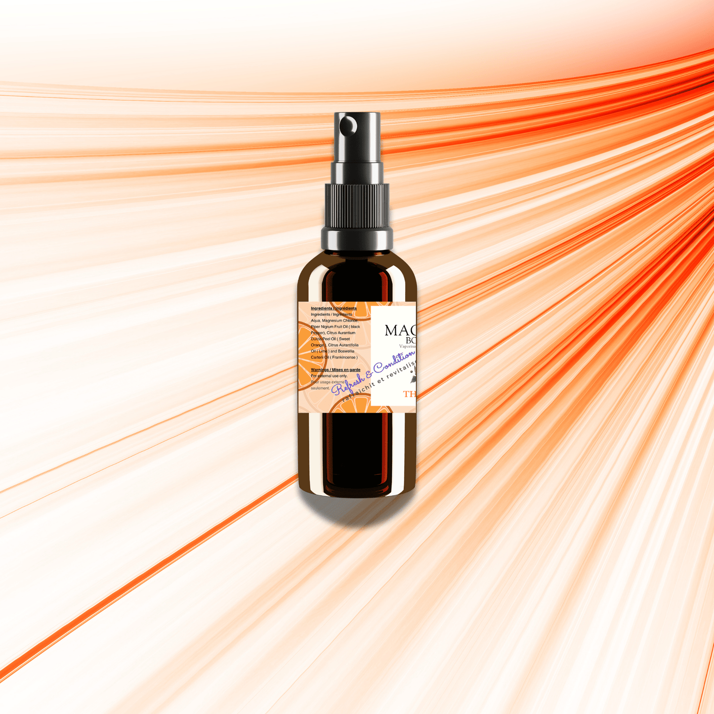 Aurojas - category - Topical Magensium Spray Oil Scented Naturally Essential Oils -