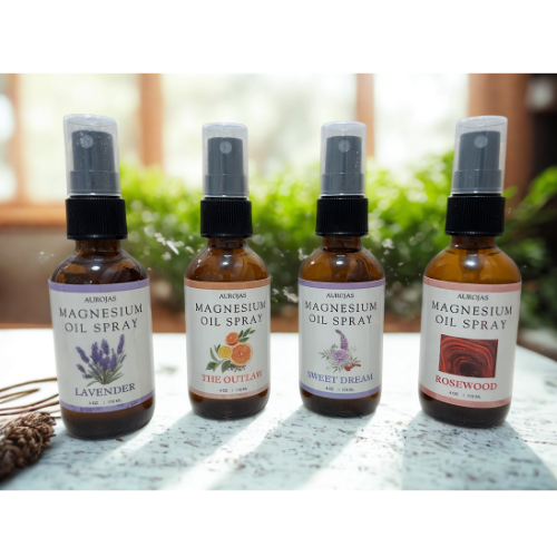Topical Magensium Spray Oil Scented Naturally Essential Oils