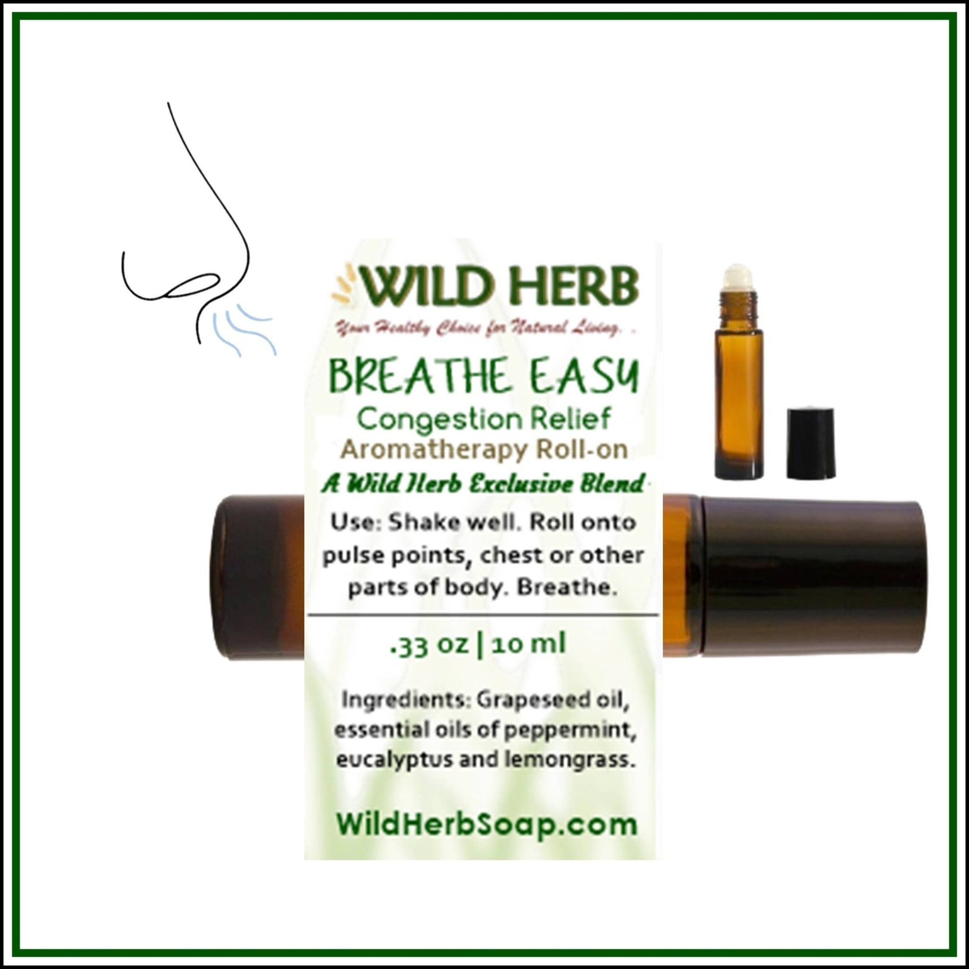 Aurojas - category - Breathe Easy Roller Bottle Essential Oil Blend Fresh - 