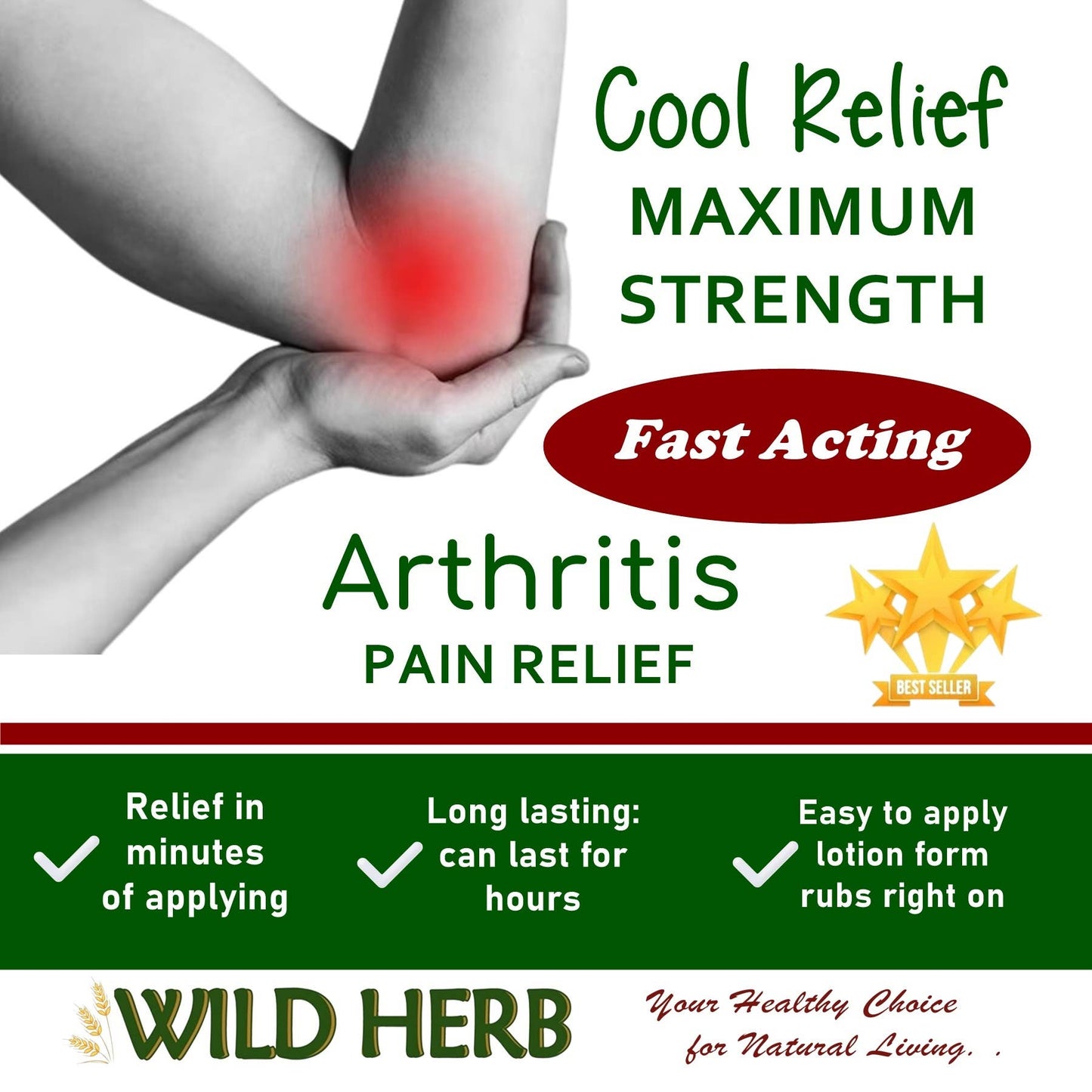 Aurojas - category - Cool Relief Maximum Pain Relief Cream Joints Muscles Nerves - 