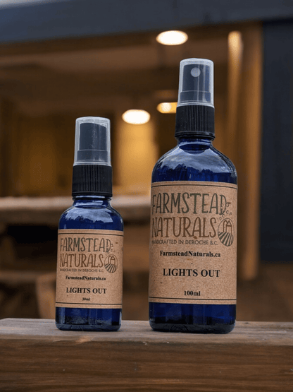 Aurojas - category - Lights Out - Essential oil Spray - Farmstead Naturals - 