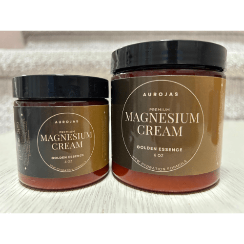 Aurojas - category - Magnesium Cream | Hydrating Silky Natural Topical Minerals - 