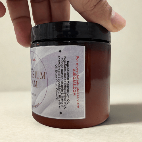 Aurojas - category - Magnesium Cream | Hydrating Silky Natural Topical Minerals - 