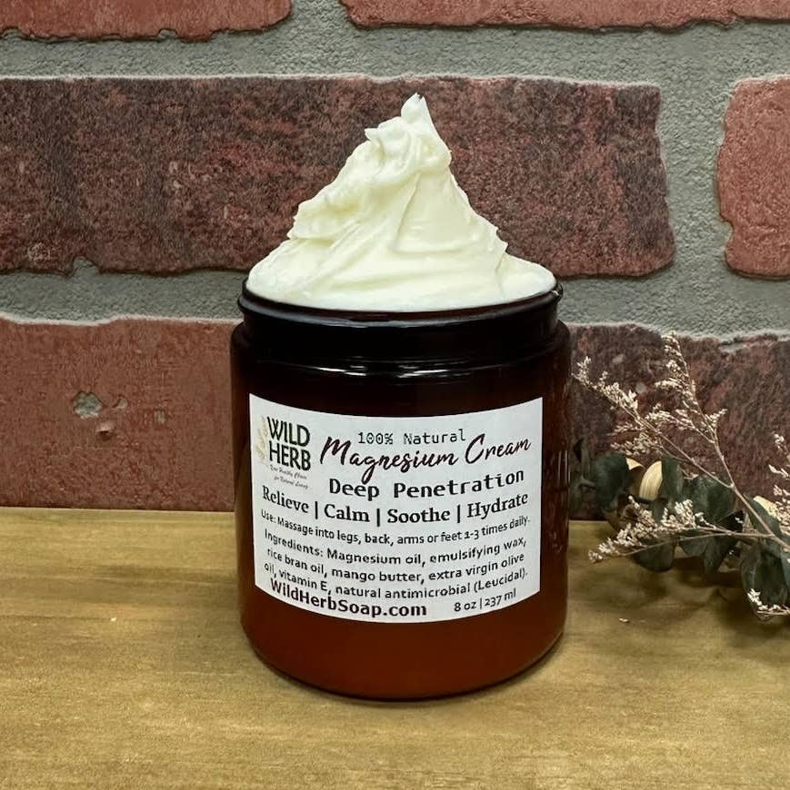 Aurojas - category - Magnesium Cream | Hydrating Silky Natural Topical Minerals - 