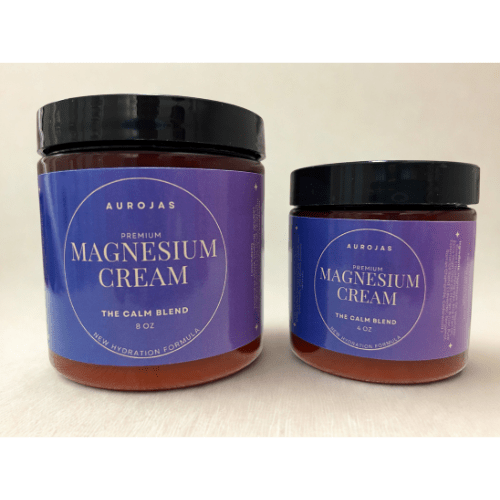 Aurojas - category - Magnesium Cream | Hydrating Silky Natural Topical Minerals - 