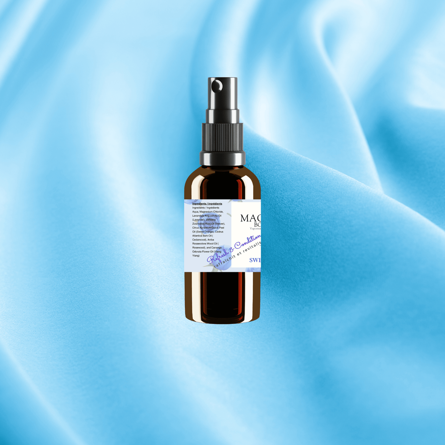 Aurojas - category - Topical Magensium Spray Oil Scented Naturally Essential Oils - 