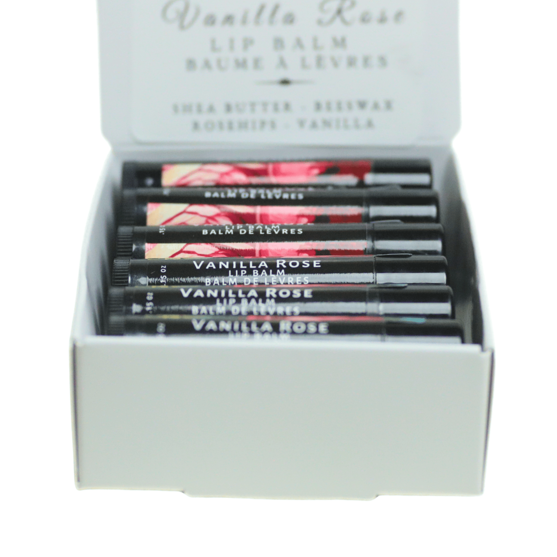 Aurojas - category - Vanilla Rose Lip Balm - 